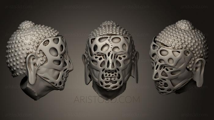 Mask (MS_0201) 3D model for CNC machine